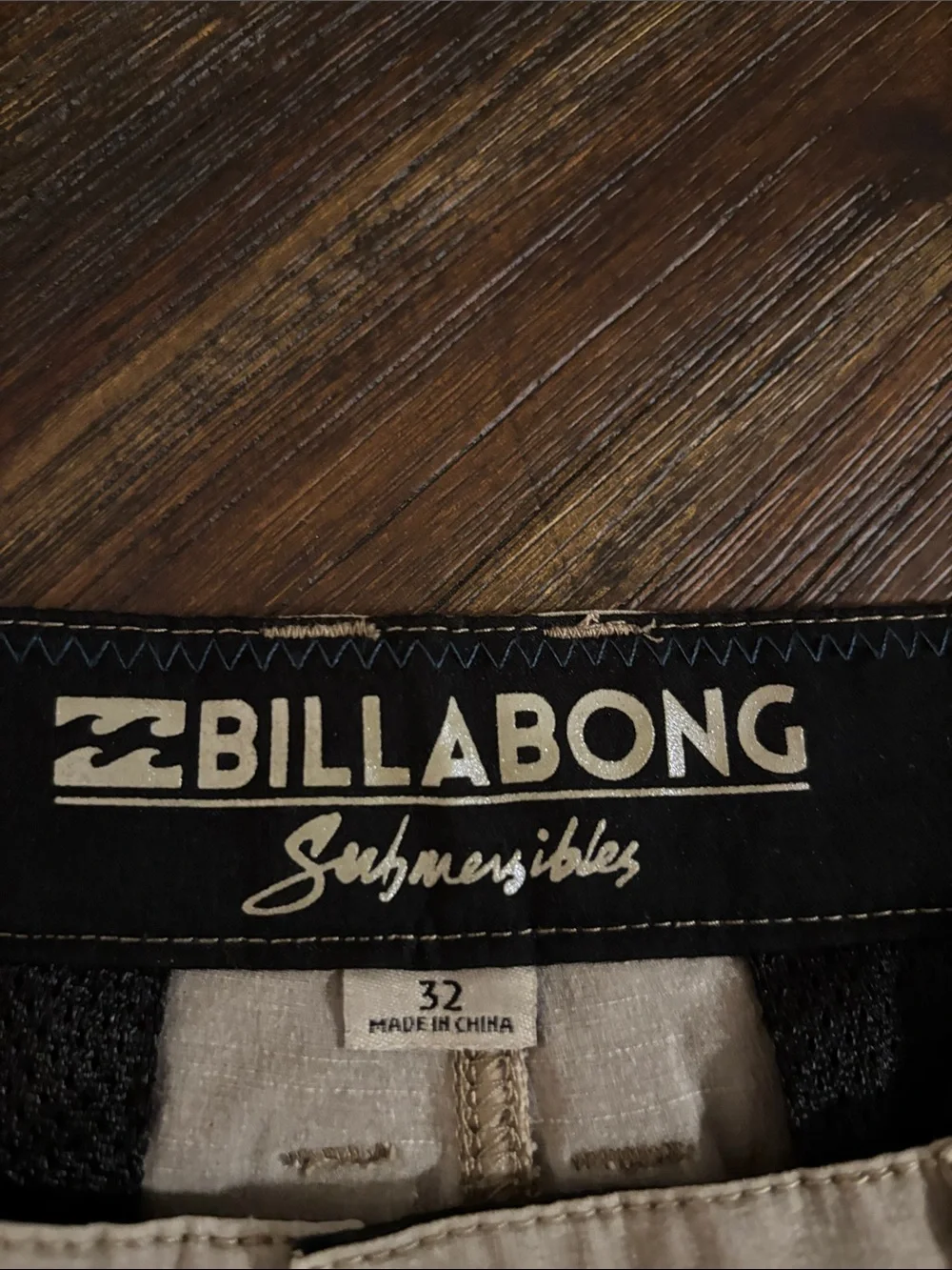 Billabong Men's Light Taupe Flat-Front Casual Shorts